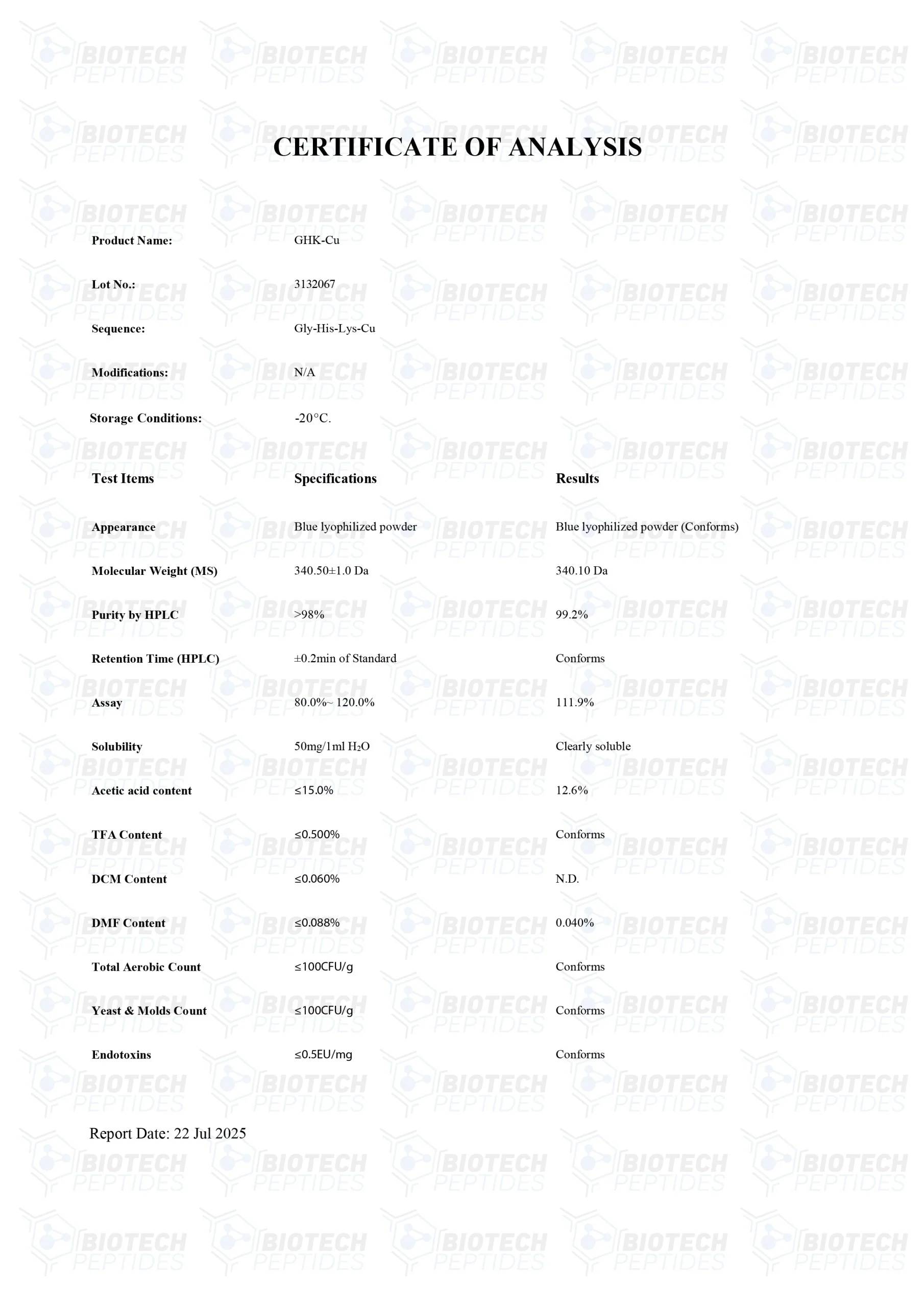 ghk cu (copper) (50mg)